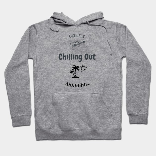 Ukulele Chilling Out 0021 Hoodie by Supply Groove